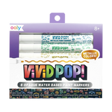 Vivid Pop! 8 Water Based Paint Markers - Metallic