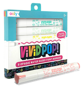 Vivid Pop! 8 Water Based Paint Markers - Pastel