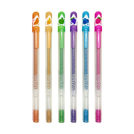Yummy Yummy 6 Scented Metallic Gel Pens
