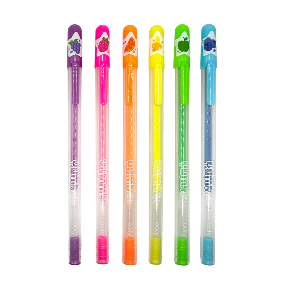 Yummy Yummy 6 Scented Neon Gel Pens