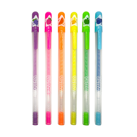 Yummy Yummy 6 Scented Neon Gel Pens