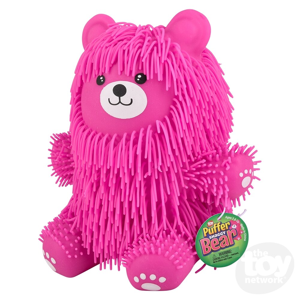 Shaggy Puffer Bear 10"