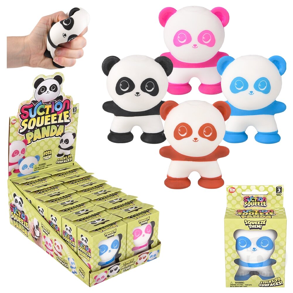 Squeezy Suction Panda 3"