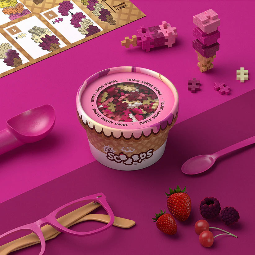 Plus-Plus Scoops Triple Berry Swirl