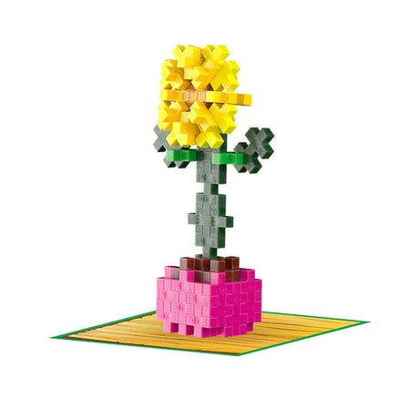 Plus-Plus Sociable Sunflower