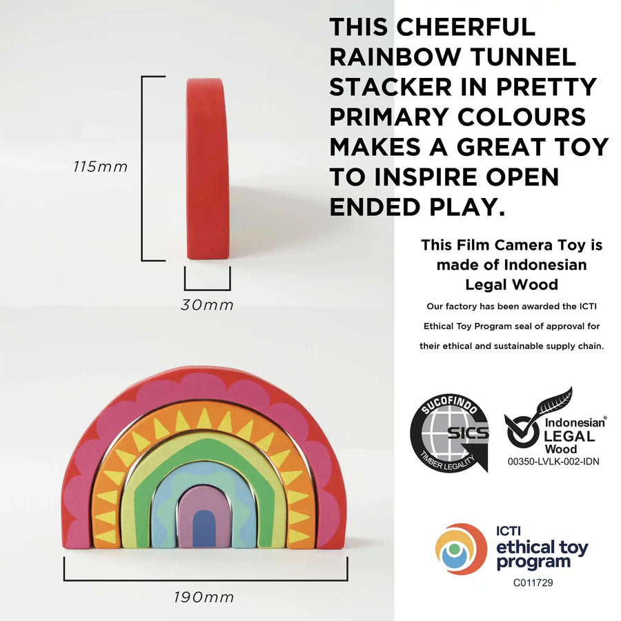 Le Toy Van Rainbow Tunnel Toy