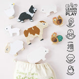 Le Toy Van Sunny Farm Stacker & Bag