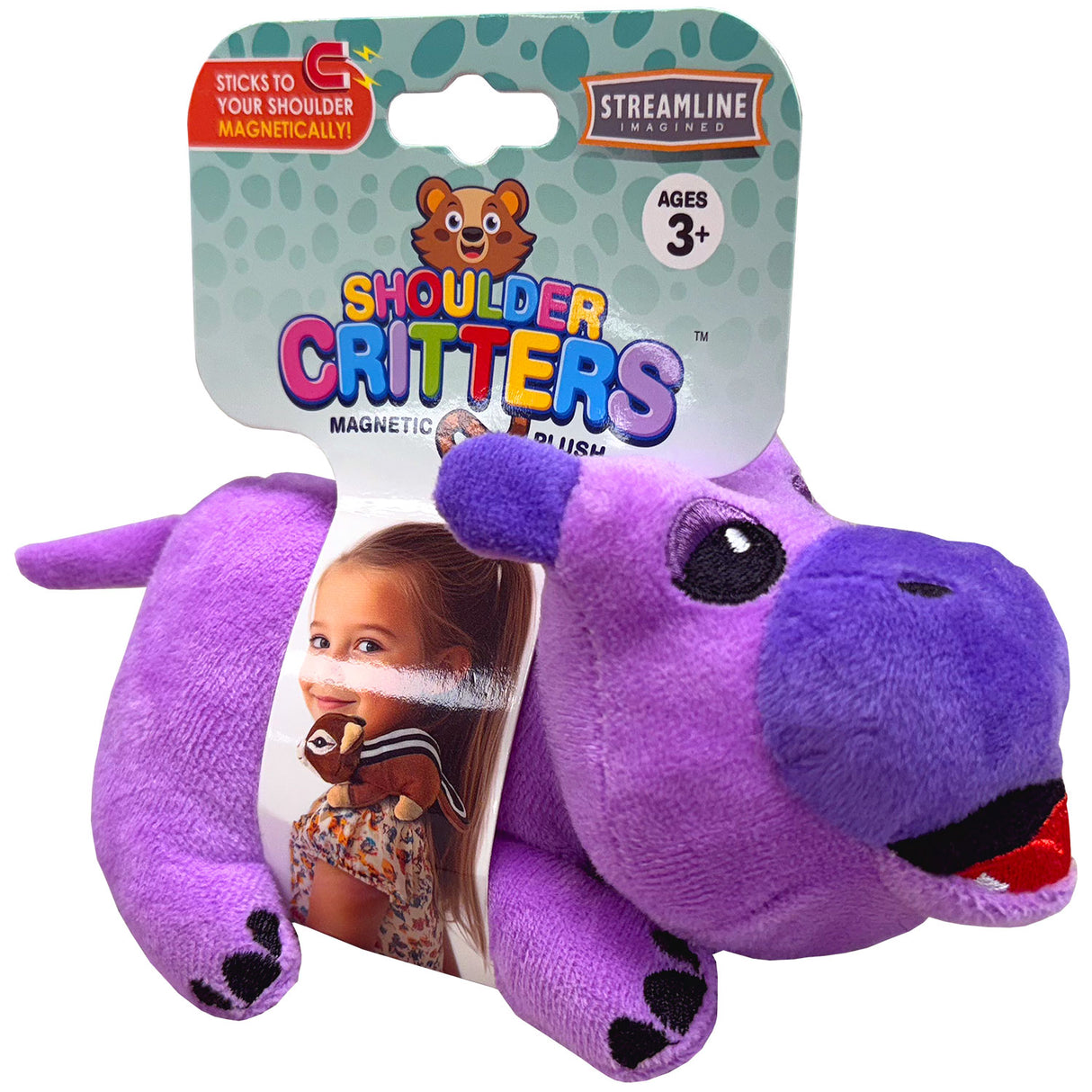Shoulder Critters Hippo