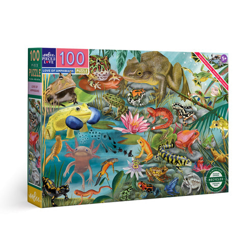 Love of Amphibians 100 Piece Jigsaw Puzzle