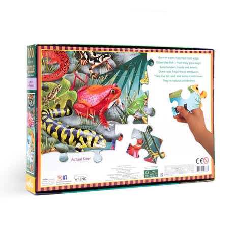 Love of Amphibians 100 Piece Jigsaw Puzzle