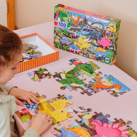Land of Dinosaurs 100 Piece Jigsaw Puzzle
