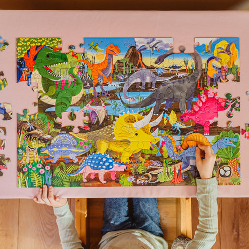 Land of Dinosaurs 100 Piece Jigsaw Puzzle