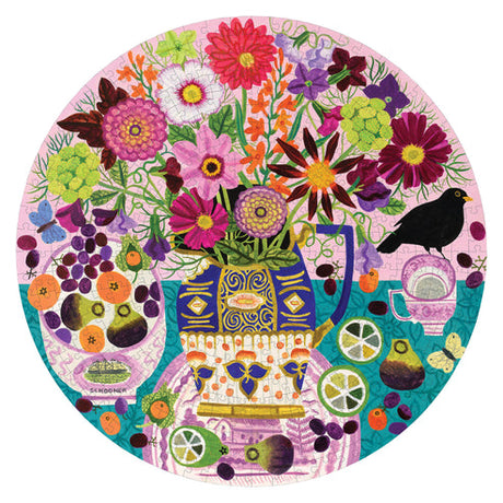 Fruits & Flowers Still Life 500 Piece Puzzle