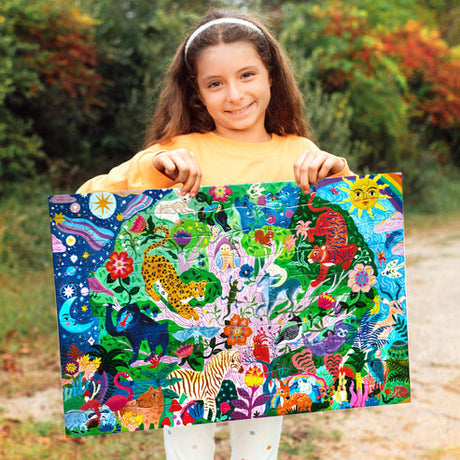 Tree of Wildlife 100 Piece Rectangle Puzzle