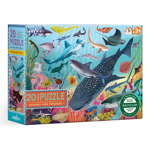 Sharks and Friends 20 Piece Jigsaw Puzzle