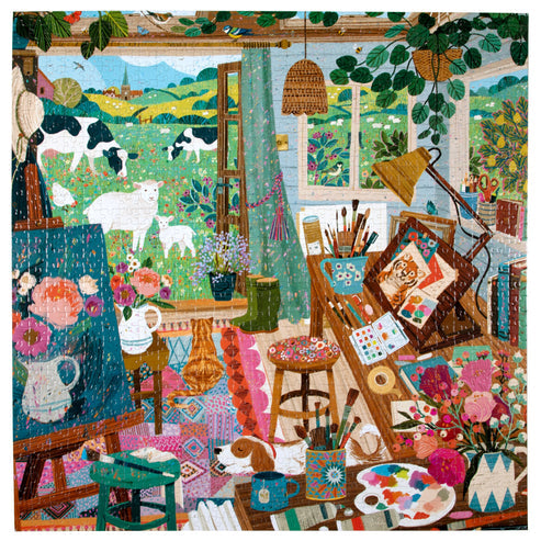 Artist's Cottage 1000 Square Puzzle