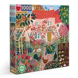 English Cottage 1000 Piece Square Puzzle
