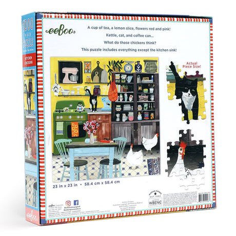 Kitchen Chickens 1000 Piece Jigsaw Puzzle