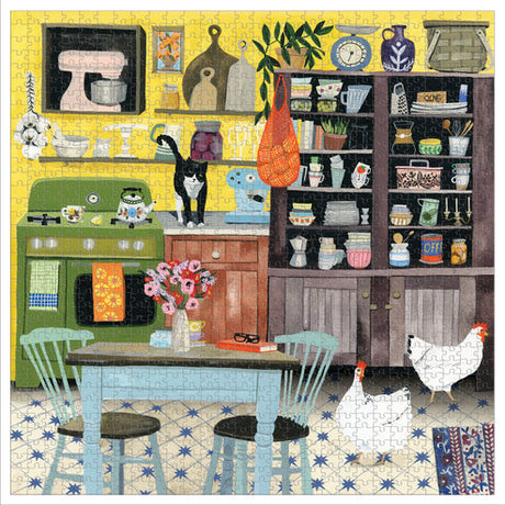 Kitchen Chickens 1000 Piece Jigsaw Puzzle