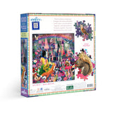 Cat and the Castle 1000 Piece Square Puzzle