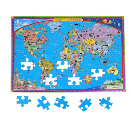 World Map 100 Piece Jigsaw Puzzle