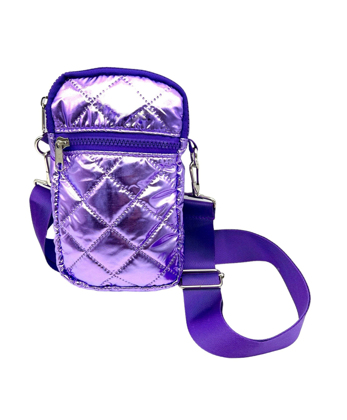 Purple Puffer Bag