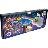 Rock Star Karaoke Guitar Speaker & Mic Set White