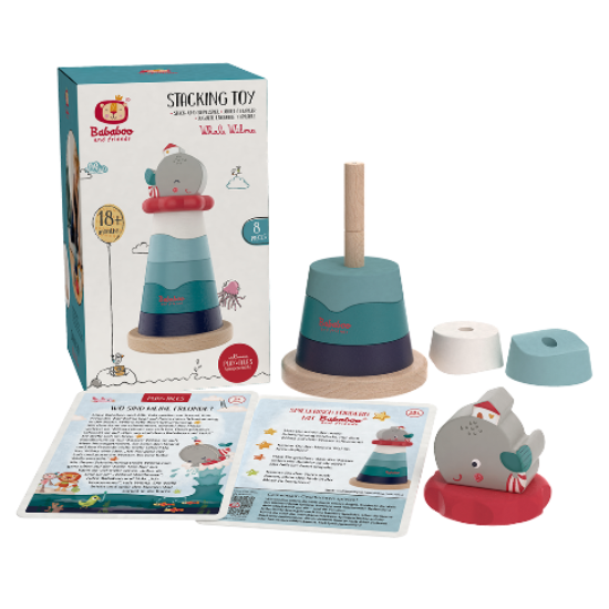 Bababoo Whale Wilma Stacking Toy