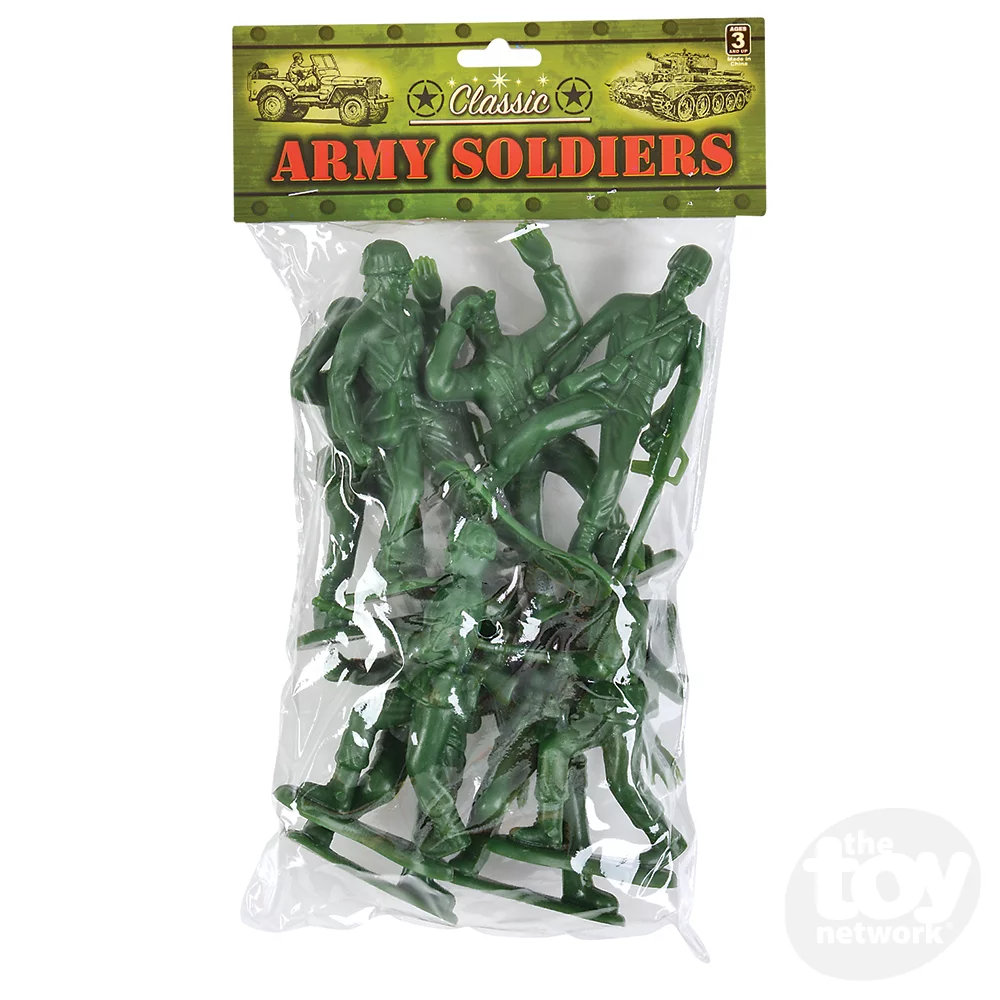 Army Man Bag of 8