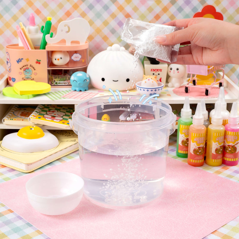 Instant Ramen Noodles Kawaii Slime Science Kit