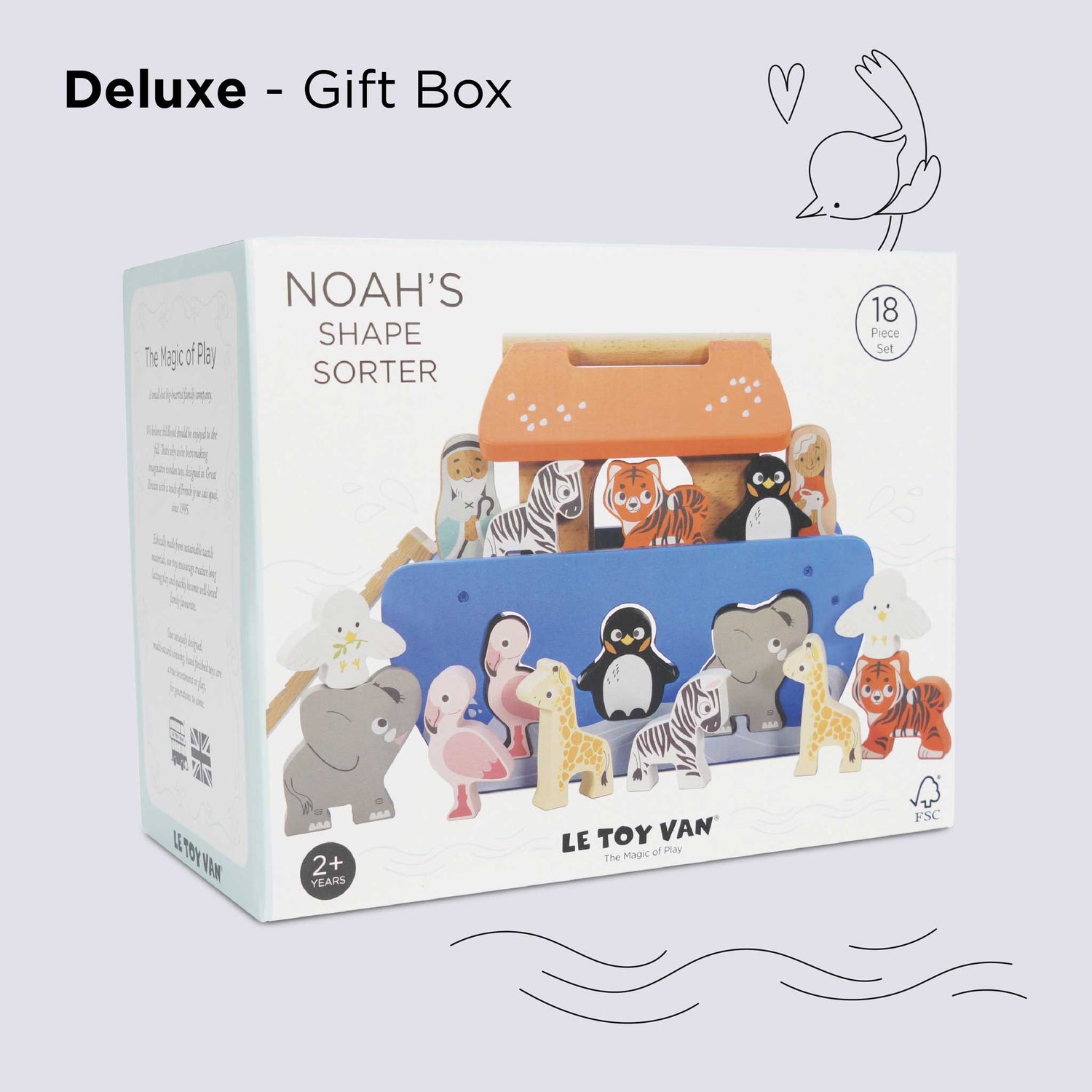 Le Toy Van Noahs Shapesorter Ark