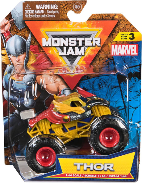 Monster Jam Toy Vehicle Truck 1:64 Marvel