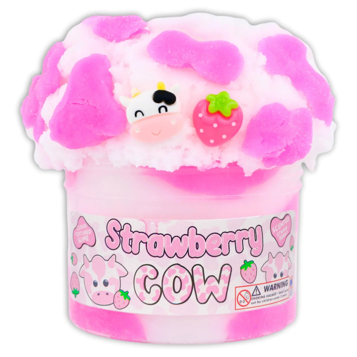 Strawberry Cow Dope Slimes