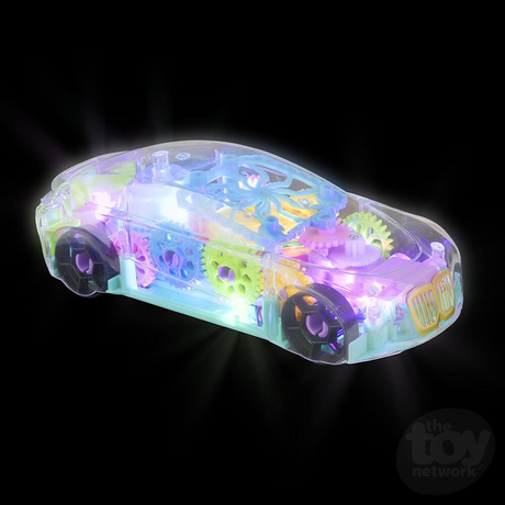 Light-Up Transparent Car 8"