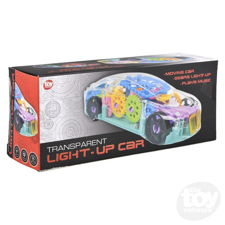 Light-Up Transparent Car 8"