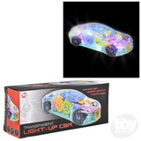 Light-Up Transparent Car 8"