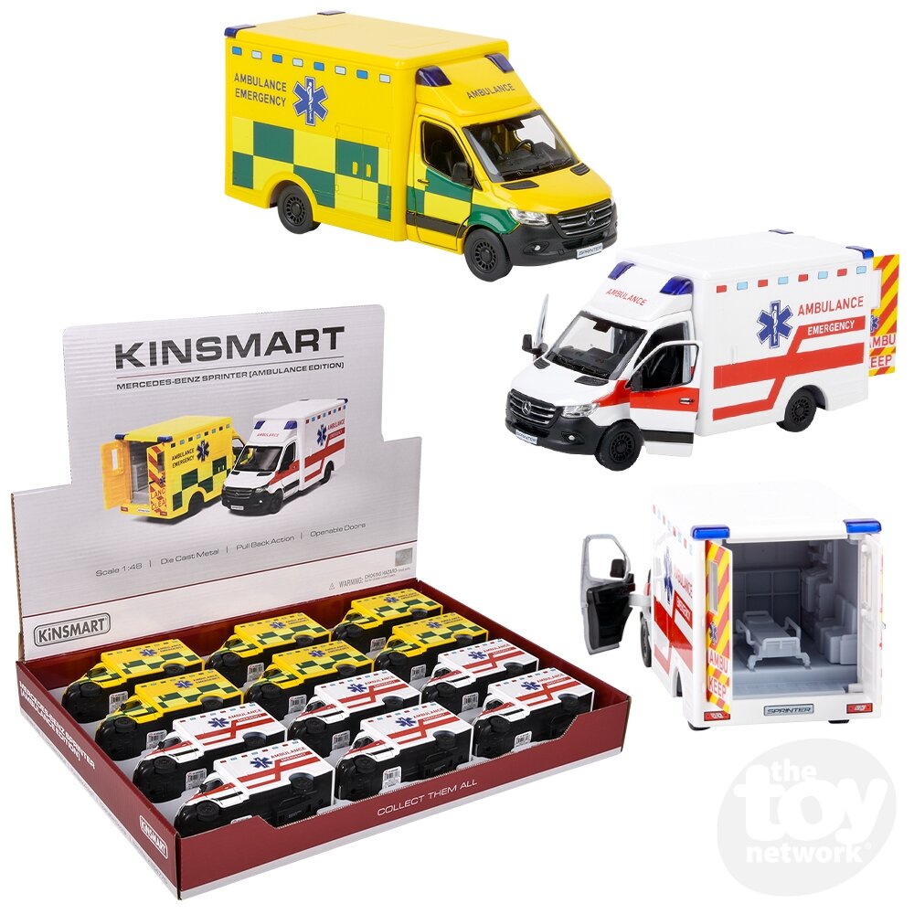 Diecast Mercedes-Benz Sprinter Ambulance 5"