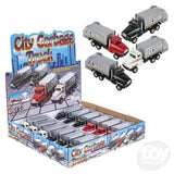 Die-Cast Pull Back Garbage Truck 6"