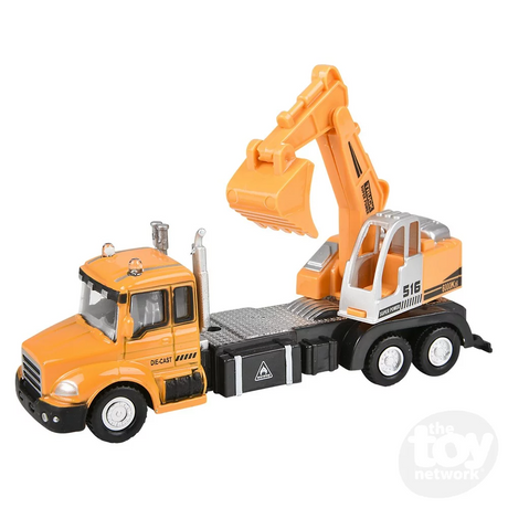Die-Cast Pull Back Truck 6"