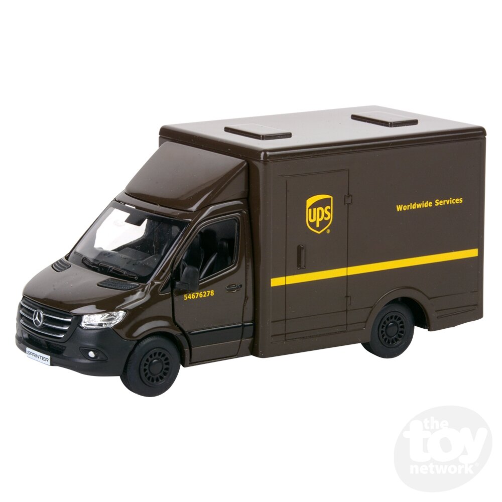 Diecast UPS Mercedes-Benz Sprinter Box Truck 5"