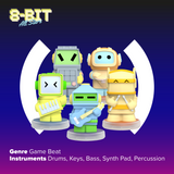 8 Bit Allstars: 5 Figurines Game Music Band