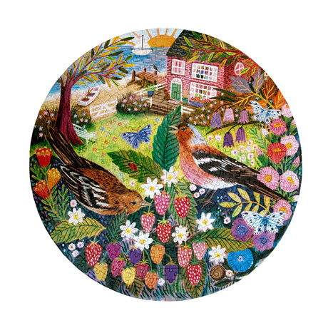 Birds by the Sea 500 Piece Round Puzzle