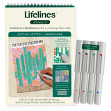 Lifelines Flowart Dot By Letter Landscapes