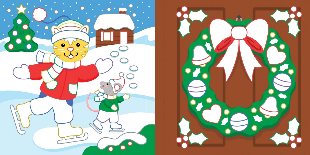 Color-By-Foil Sticker Book - Christmas