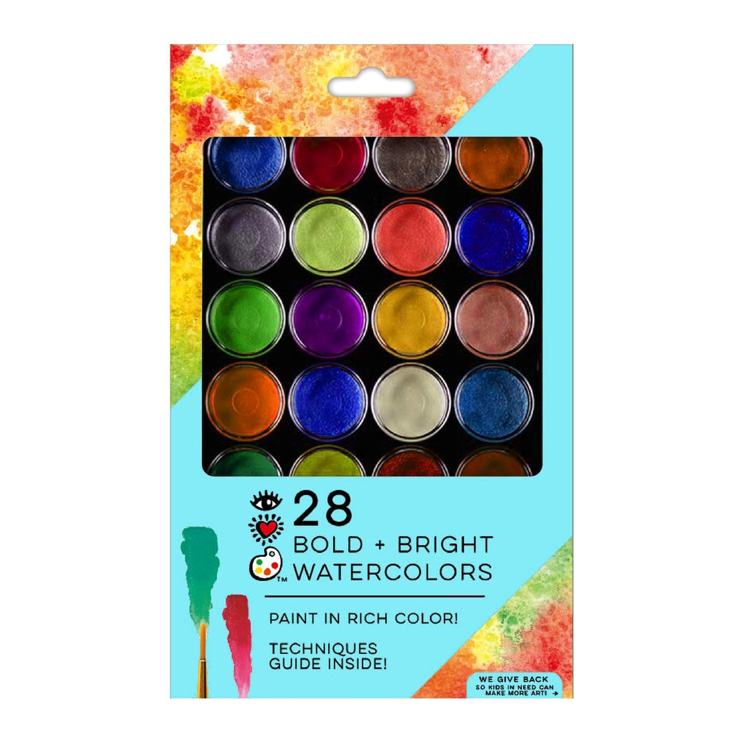 iHeartArt 28 Bold + Bright Watercolors