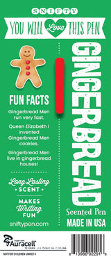 SNIFTY Gingerbread Man Scented Pen