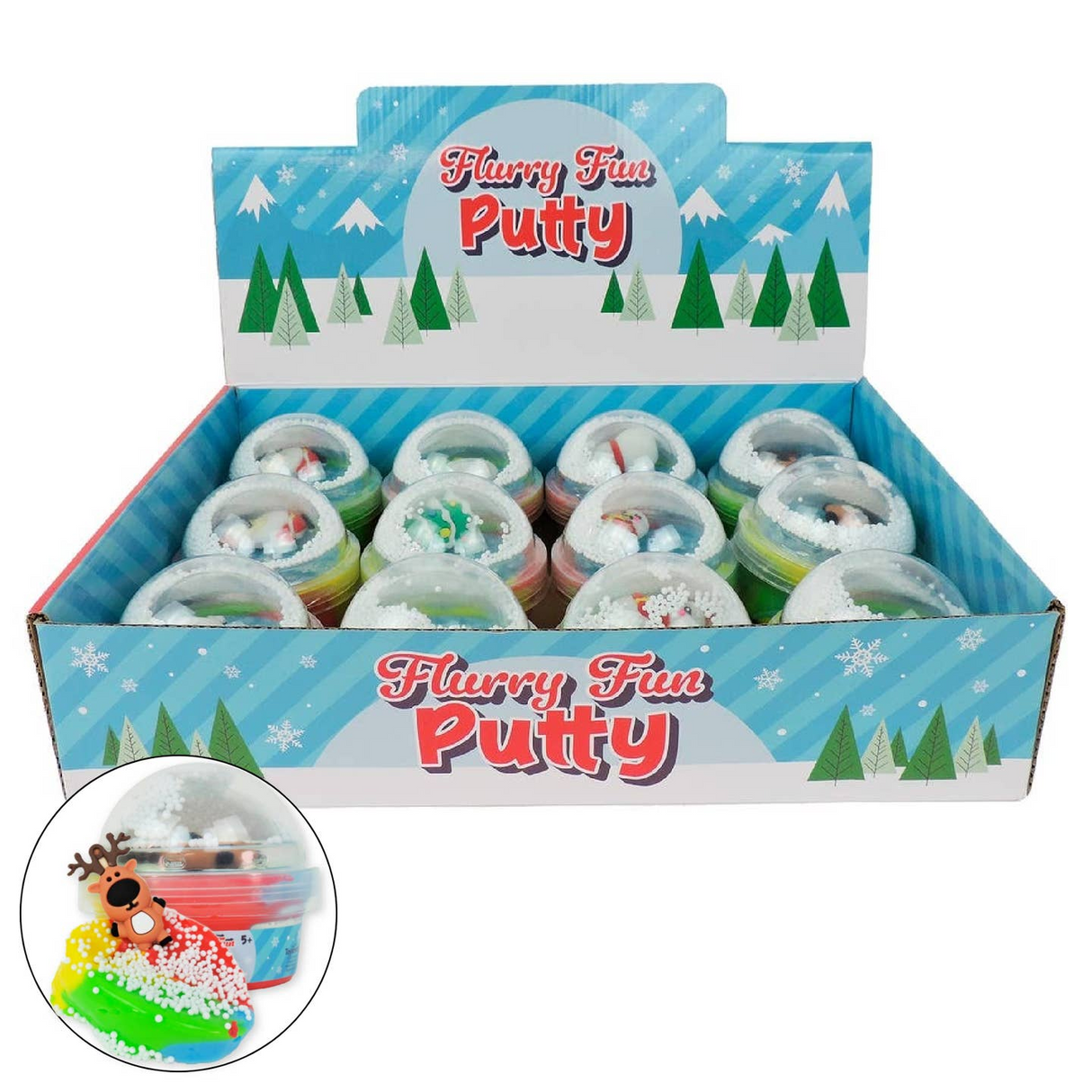 Toysmith Flurry Fun Putty (Holiday)