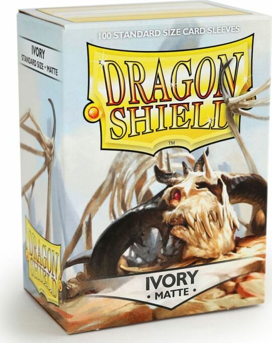 Deck Protector: Dragon Shield: Matte: Ivory