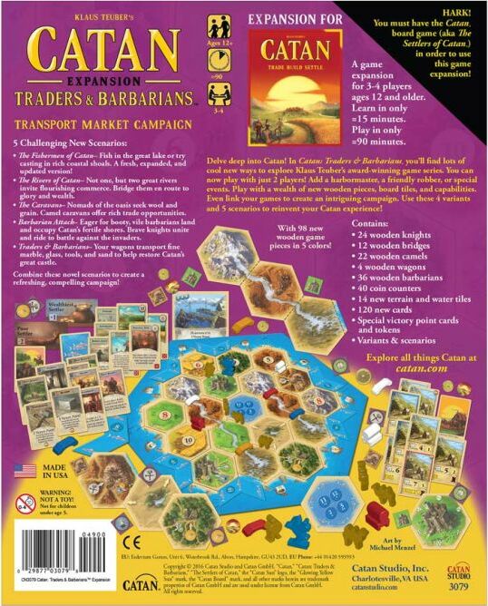 Catan Expansion: Traders and Barbarians