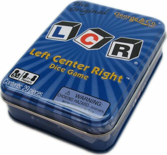 L-C-R Deluxe Metal Tin Blue